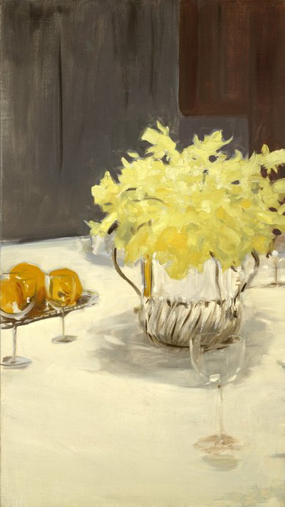 水仙のある静物 作： John Singer Sargent