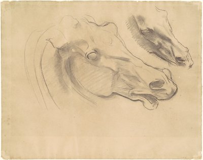 1922年から1925年までの時間のある戦車に乗ったアポロの研究。 作： John Singer Sargent