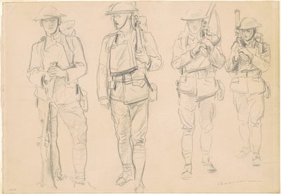 「入戦」のための習作 [直訳] 作： John Singer Sargent