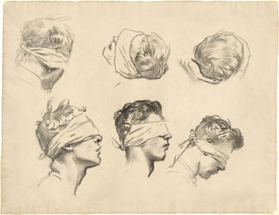 「ガスド」の習作 作： John Singer Sargent