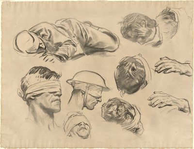 「ガスド」の習作 作： John Singer Sargent