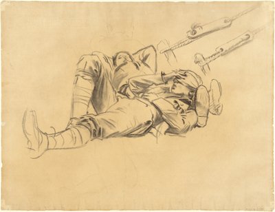 「Gassed」のための習作 [直訳] 作： John Singer Sargent