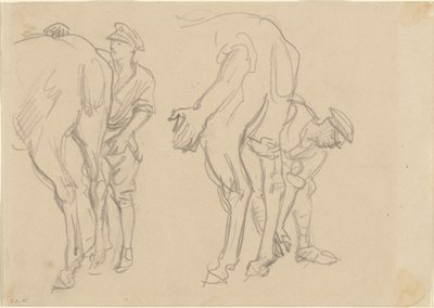 スコッツ・グレイの習作、1918年。 作： John Singer Sargent