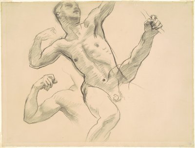 「カイロンとアキレス」のためのアキレスの研究 作： John Singer Sargent