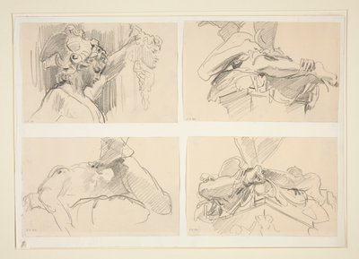 チェリーニの研究 作： John Singer Sargent