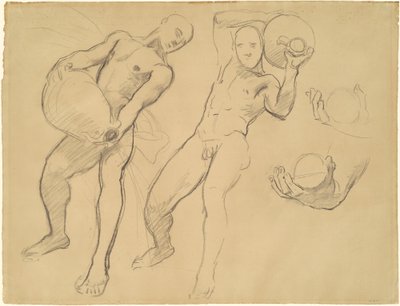 風のためのノトスの研究、1922-1925。 作： John Singer Sargent