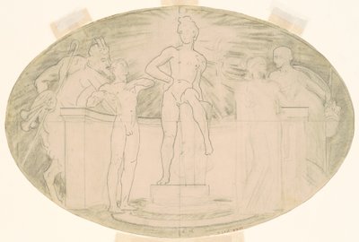 古典とロマンチックな芸術のための研究、c。 1921年。 作： John Singer Sargent