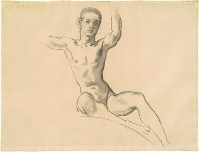 上図「音楽」の習作 作： John Singer Sargent