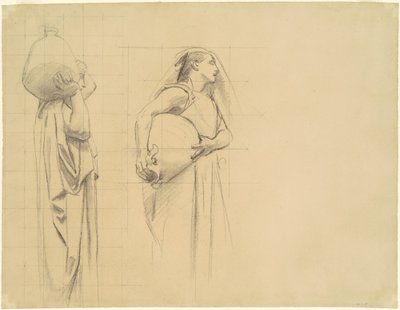 「ダナイデス」のための習作 作： John Singer Sargent