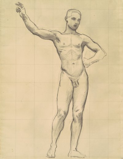 アポロとミューズのためのアポロの研究、c。 1921年。 作： John Singer Sargent