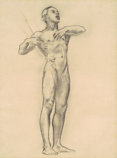 古典・ロマン主義美術のためのオルフェウスの習作、1921年頃。 作： John Singer Sargent