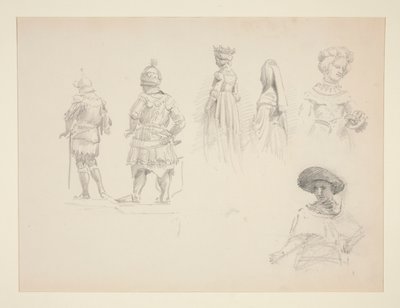 六つの数字の研究 作： John Singer Sargent