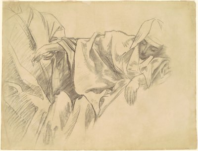 「ロザリオの十五の奥義」のための磔刑の研究 作： John Singer Sargent