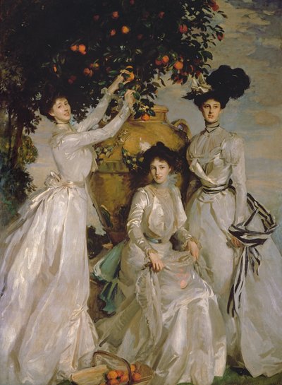 The Acheson Sisters（油彩・キャンバス 作： John Singer Sargent