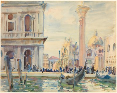 「ピアッツェッタ」 作： John Singer Sargent