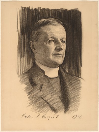 Rt。 ウィリアム・ローレンス牧師 作： John Singer Sargent