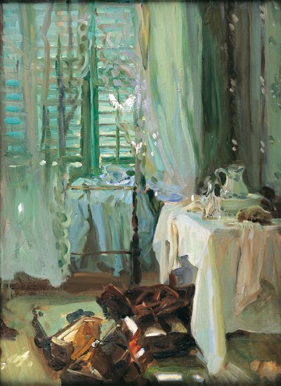 ホテルの部屋 作： John Singer Sargent