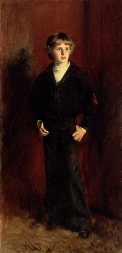 少年時代の故ECハリソン少佐 作： John Singer Sargent