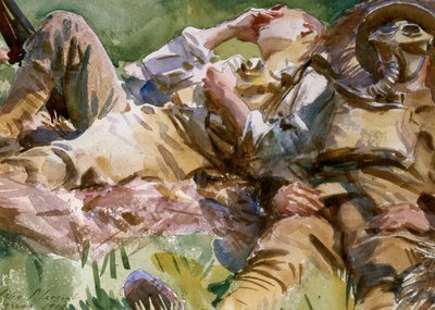 不明な画像 作： John Singer Sargent