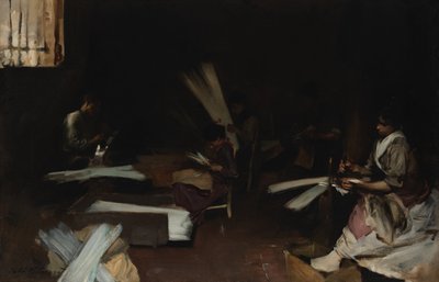 ベネチアンガラス職人 作： John Singer Sargent