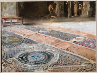 ベネチアンインテリア 作： John Singer Sargent