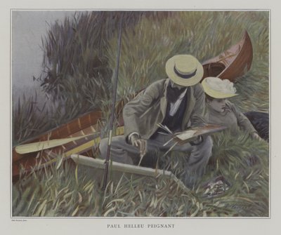 Paul Helleu Painting（ポールヘリュー絵画） 作： John Singer after Sargent