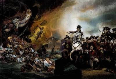 ジブラルタル大包囲戦 作： John Singleton (after) Copley