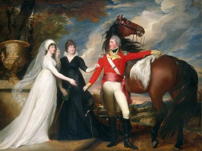 ウィリアム・フィッチ大佐とその姉妹のサラとアン・フィッチ 作： John Singleton Copley