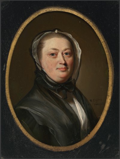 リディア・ヘンチマン・ハンコック、1766年。 作： John Singleton Copley