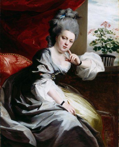 クラークゲイトン夫人、1779年 作： John Singleton Copley