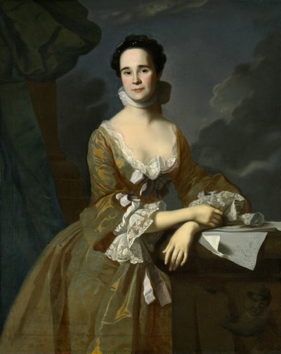 ダニエル・ハバード夫人 メアリー・グリーン 1764年頃 作： John Singleton Copley