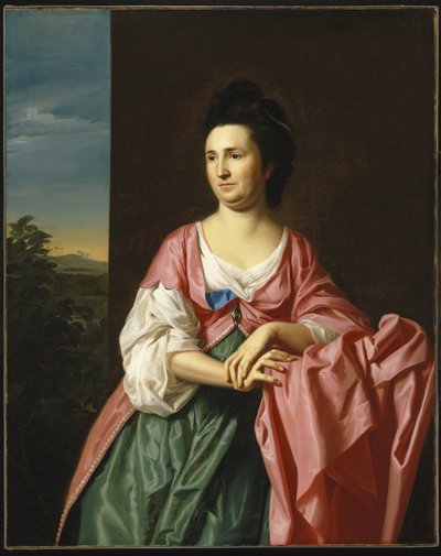 シルヴェスター・ガーディナー夫人、旧姓アビゲイル・ピックマン、旧姓ウィリアム・エップス夫人 作： John Singleton Copley