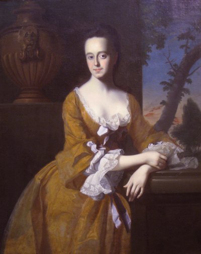 ジョン・マレー夫人、ルクレチア・チャンドラーの肖像 作： John Singleton Copley
