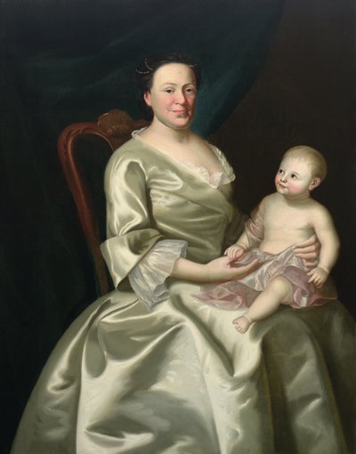 ダニエル・レア夫人と子供の肖像 作： John Singleton Copley