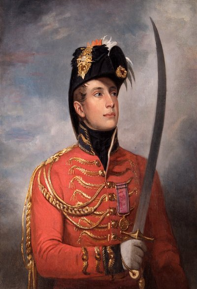 オレンジ公時代のオランダ王ウィリアム 2 世の肖像、1813 年頃。 作： John Singleton Copley