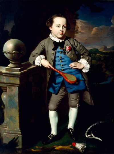 少年の肖像、c.1758-60（キャンバスに油彩） 作： John Singleton Copley