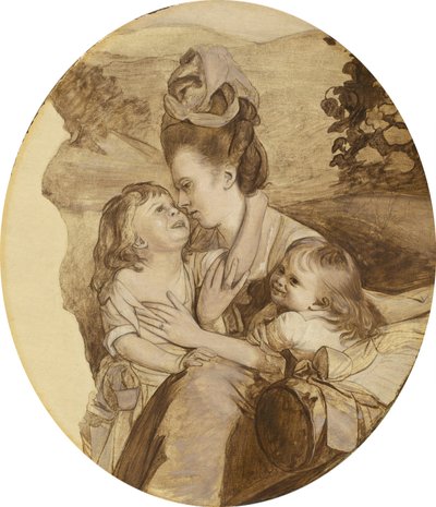コプリー家のスケッチ、1776 年。 作： John Singleton Copley