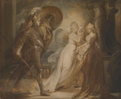 赤十字の騎士』習作 作： John Singleton Copley