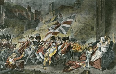 ジャージーの戦い、1781 作： John Singleton Copley
