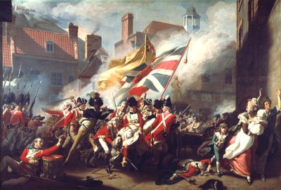1781年1月6日、1783年、パーソン少佐の死。 作： John Singleton Copley