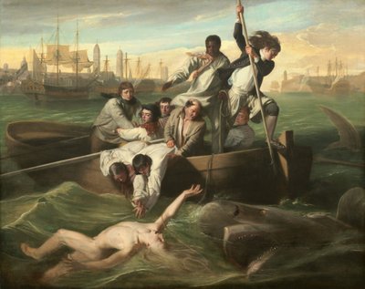 ワトソンとサメ 作： John Singleton Copley