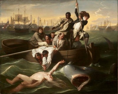 ワトソンとサメ 作： John Singleton Copley