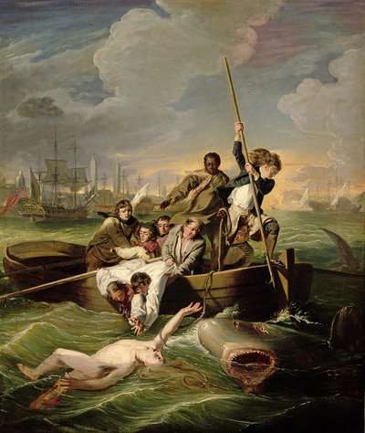 ワトソンとサメ、1782 作： John Singleton Copley