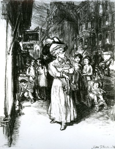 6番街と30番街 作： John French Sloan