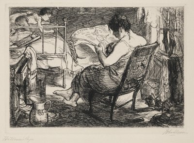 A página da mulher 作： John French Sloan