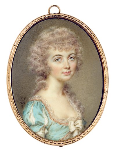 エリザベスアンオークス、1786年 作： John Smart