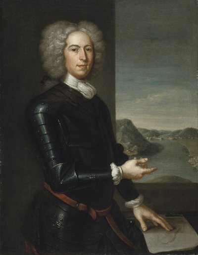 ポール・マスカレーネ少将の肖像、1729年 作： John Smibert