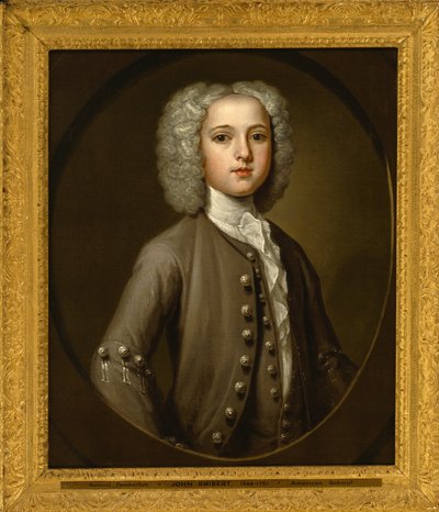 サミュエル・ペンバートンの肖像、1734 作： John Smibert