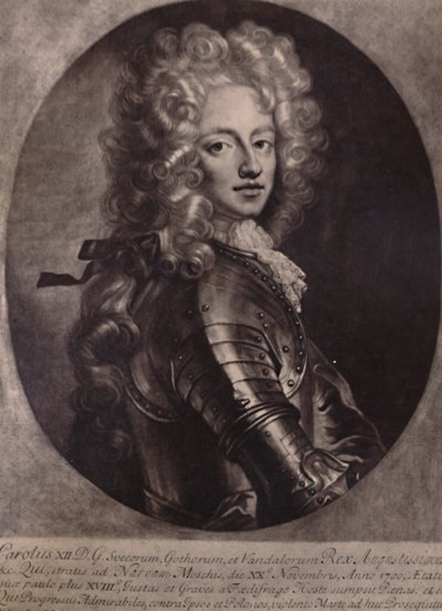 チャールズXII、スウェーデン国王、c1700 1894 作： John Smith 2