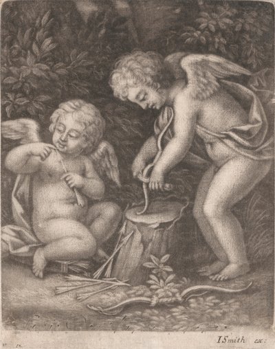 Cupidos experimentando um arco 作： John Smith